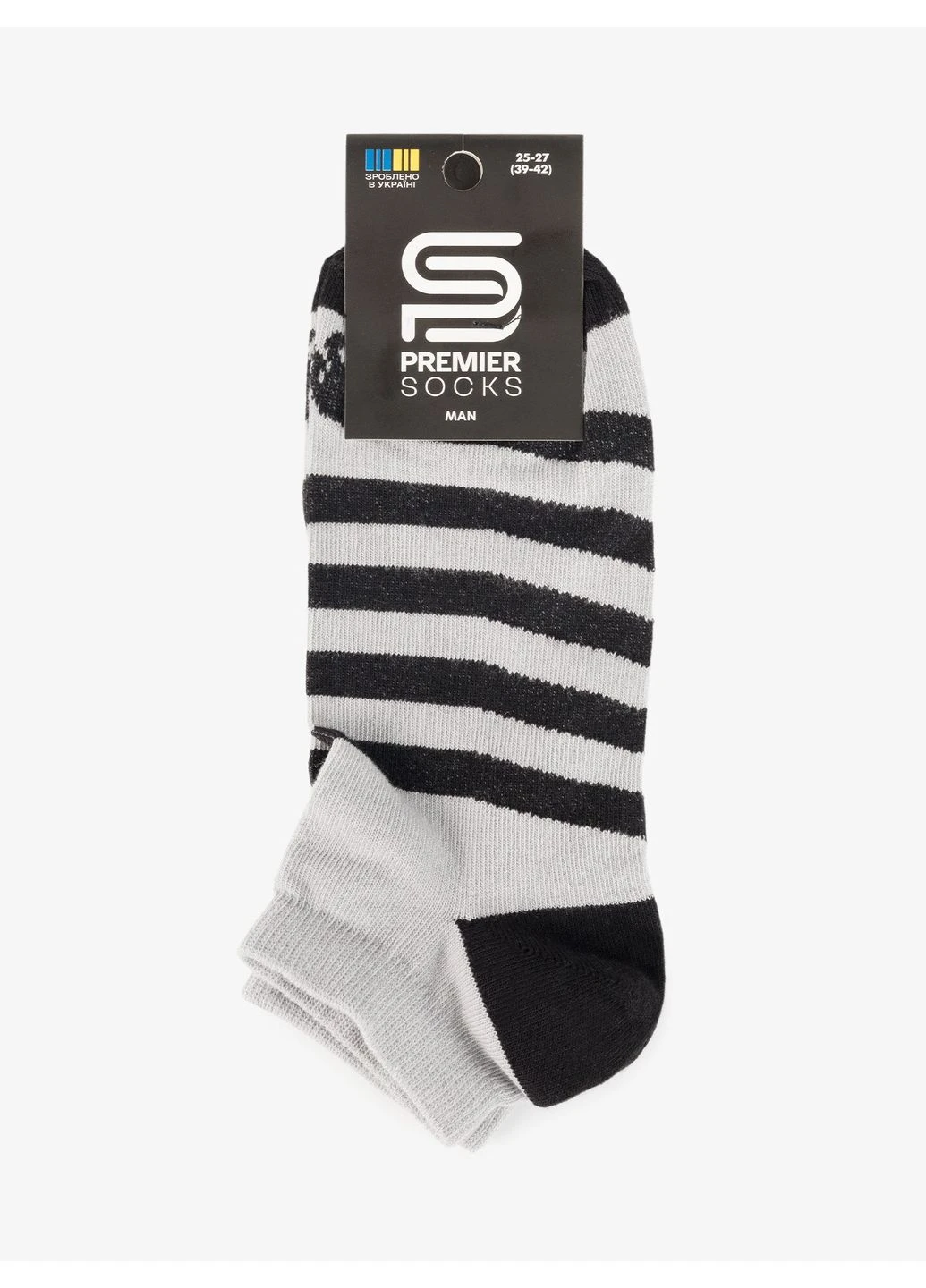 Серые носки мужские короткие 559 серый shop (4820203391103) Premier Socks (390418781)