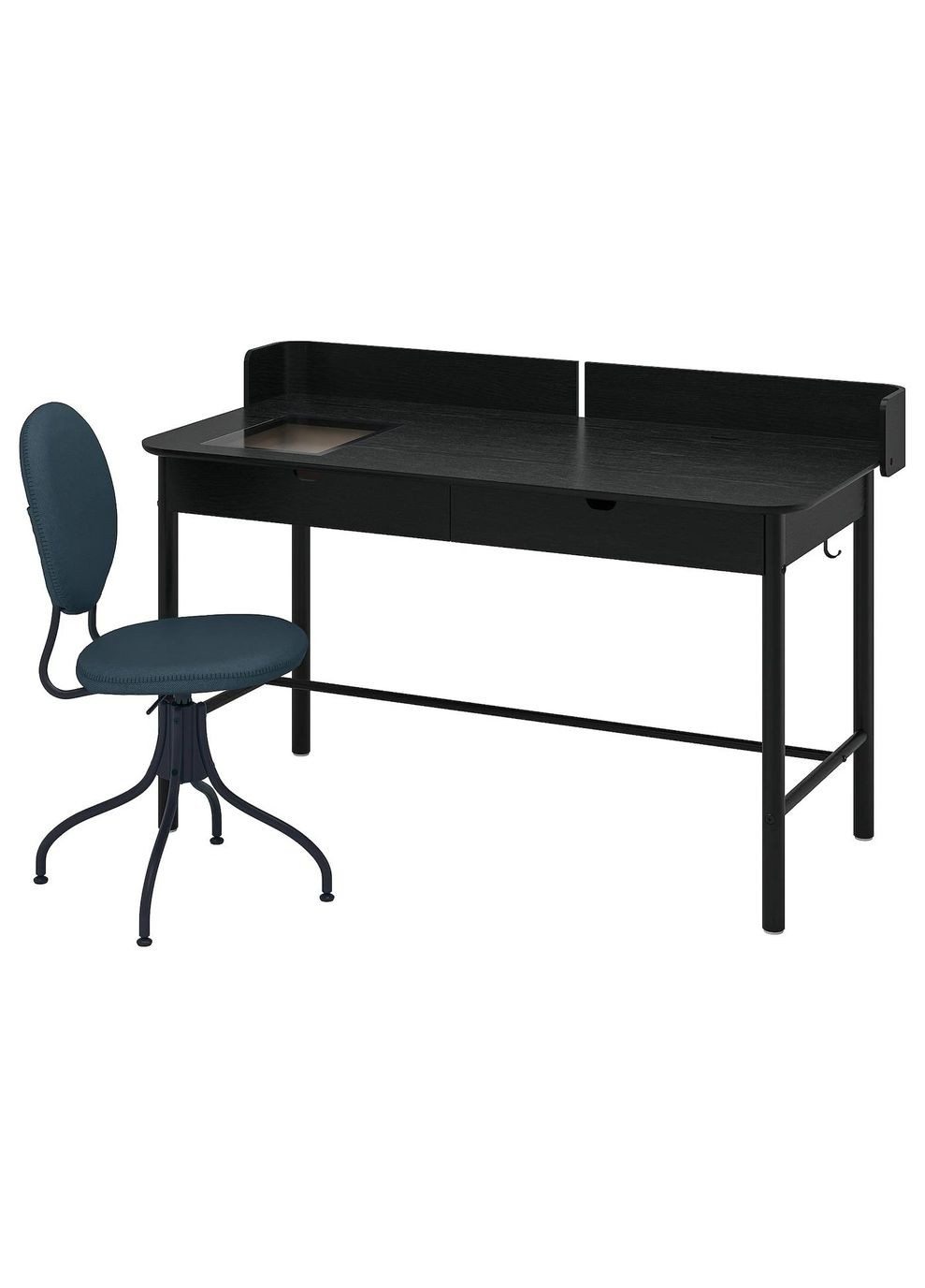 Письмовий стіл і стілець ІКЕА RIDSPO / BJORKBERGET (s29503185) IKEA (278407171)