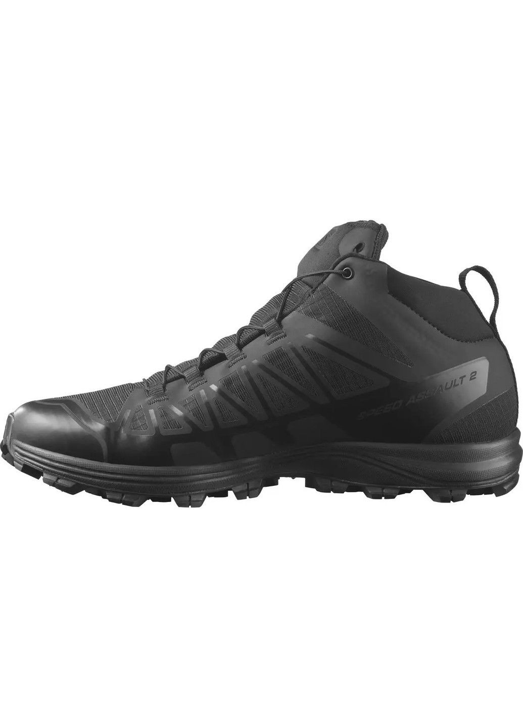 Черные демисезонные кроссовки speed assault 2 black Salomon