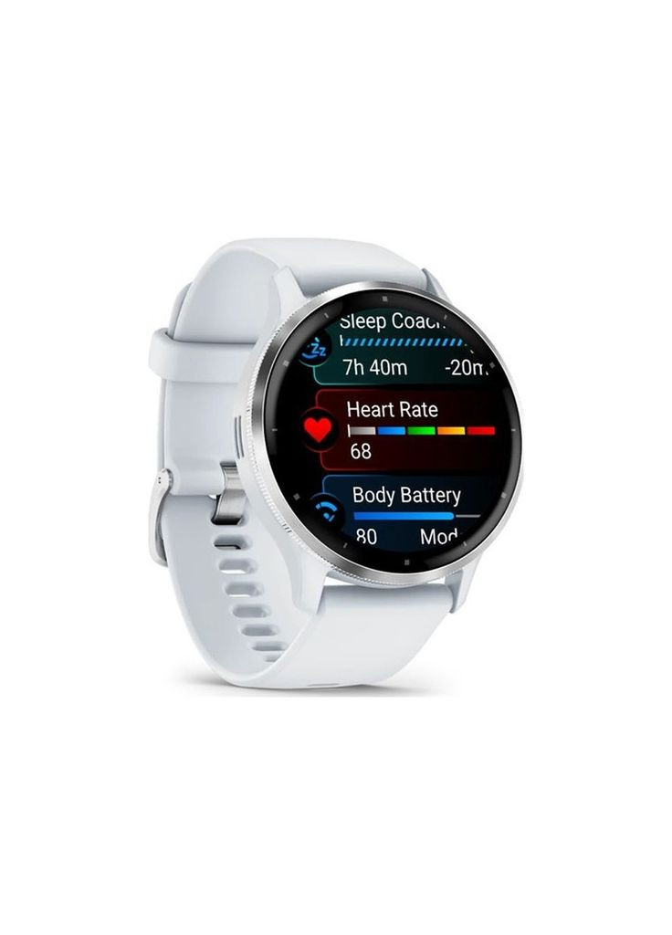Смарт-годинник (m440455) Garmin Venu 3, Whitestone + Passivated, GPS (370600582)