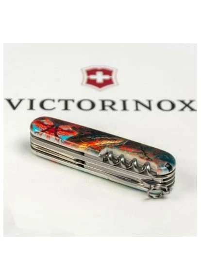 Нож Huntsman Zodiac 91 мм Бойовий дракон (1.3713.7_Z3230p) Victorinox (391415583)