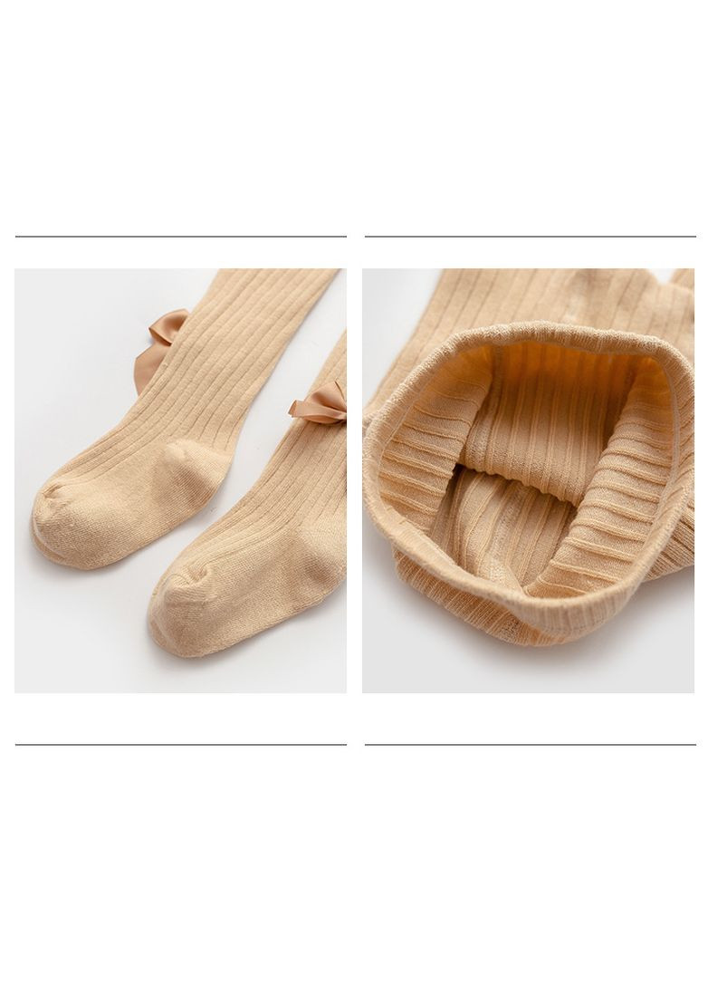 Колготы нарядные Бантик 6-12 мес (65-74 см) Бежевые Mommy Bag (360801650)