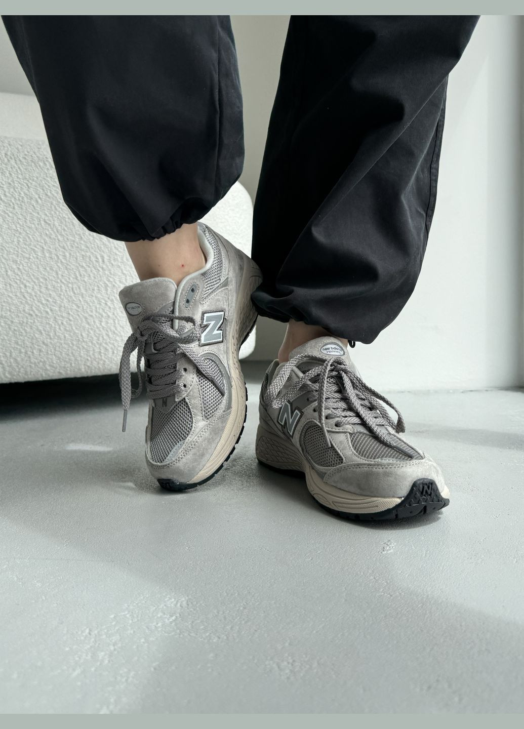 Кросівки жіночі і чоловічі New Balance 2002R gray | Нью Беланс 2002R сірі No Brand сірі демісезони (316504473)