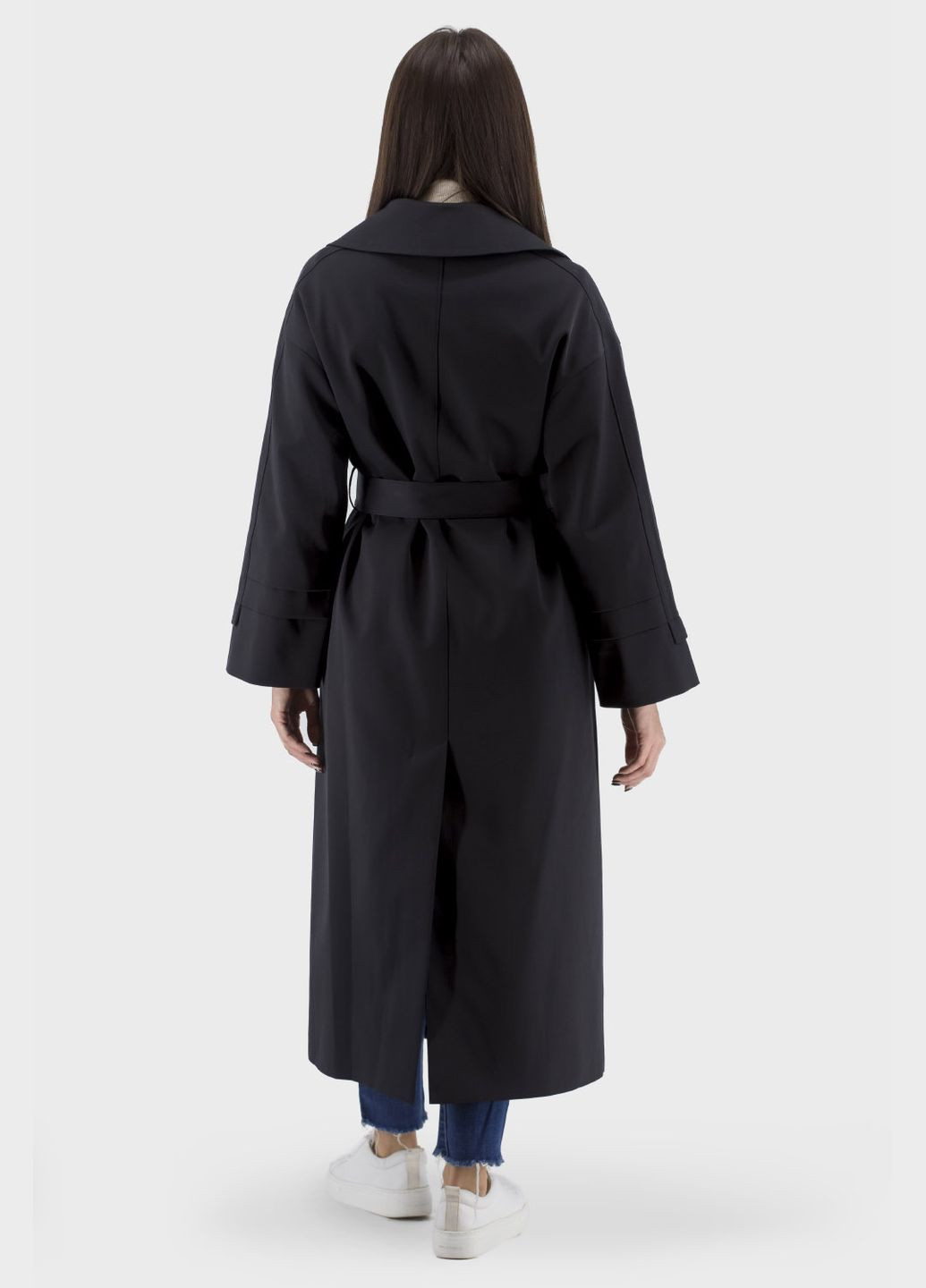 Женский плащ Kent (светлосерый, ), 31719 на пуговицах демисезон (331785619)