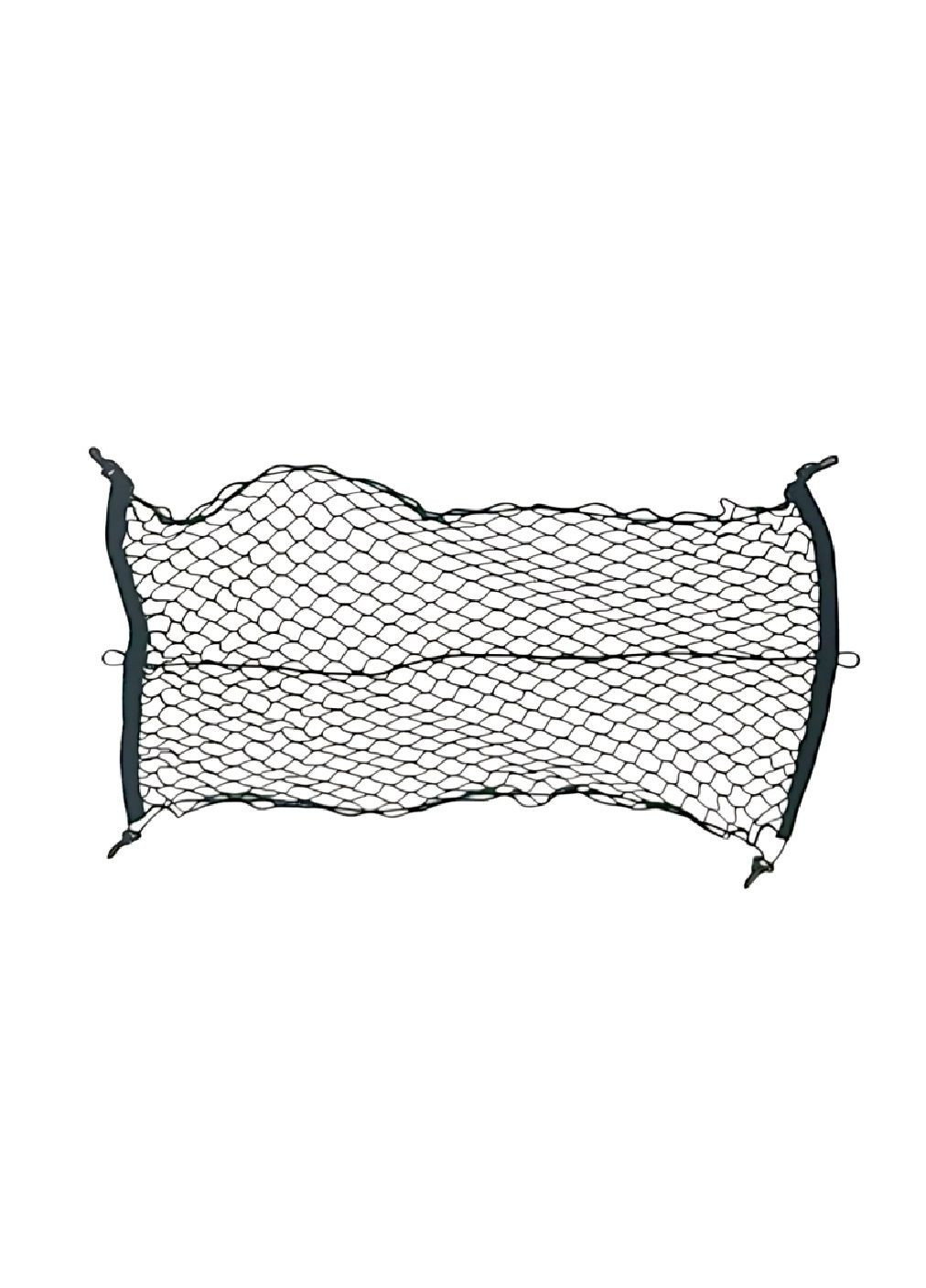 Сетка сумка органайзер карман держатель в багажник машины автомобиля с крючками карабинами для крепления 90х60 см (479305-Prob) Unbranded (316708090)