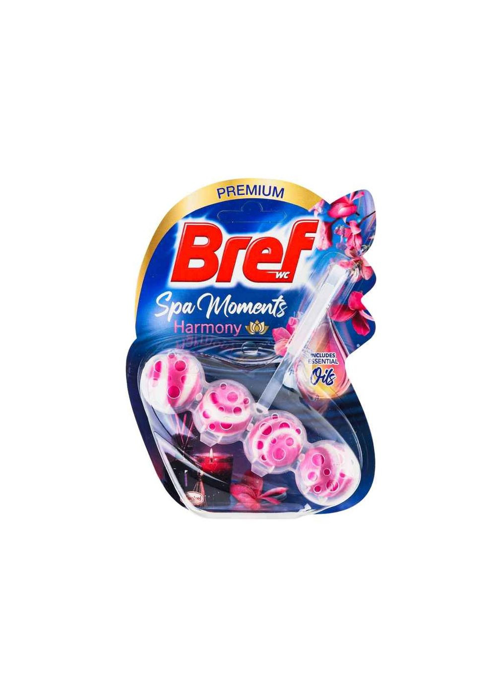 Блок для туалетов 1шт Спа моменты 50г Гармония Bref (359435419)