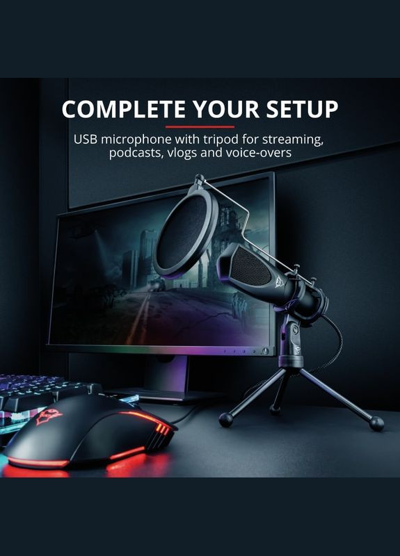 Мікрофон GXT 232 Mantis Streaming USB Trust (333824389)