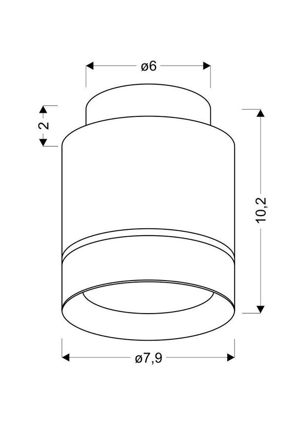 Точечный светильник TUBA (2275918) Candellux (361311938)