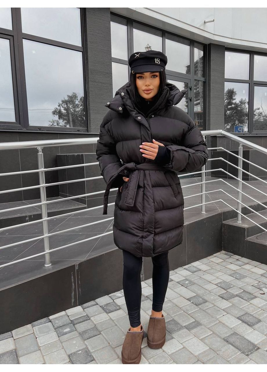 Черный зимний Пуховик Vakko