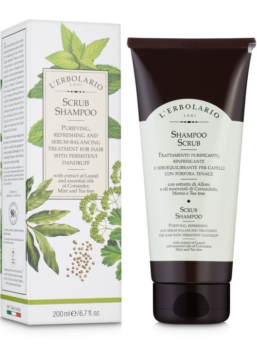 Шампунь-скраб для волос против перхоти Shampoo Scrub 200ml (738887-31161630) L'erbolario (368614491)
