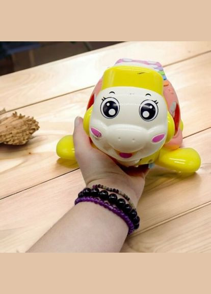 Каталка "Черепаха", ксилофон, сортер (рожева) MIC (318017252)