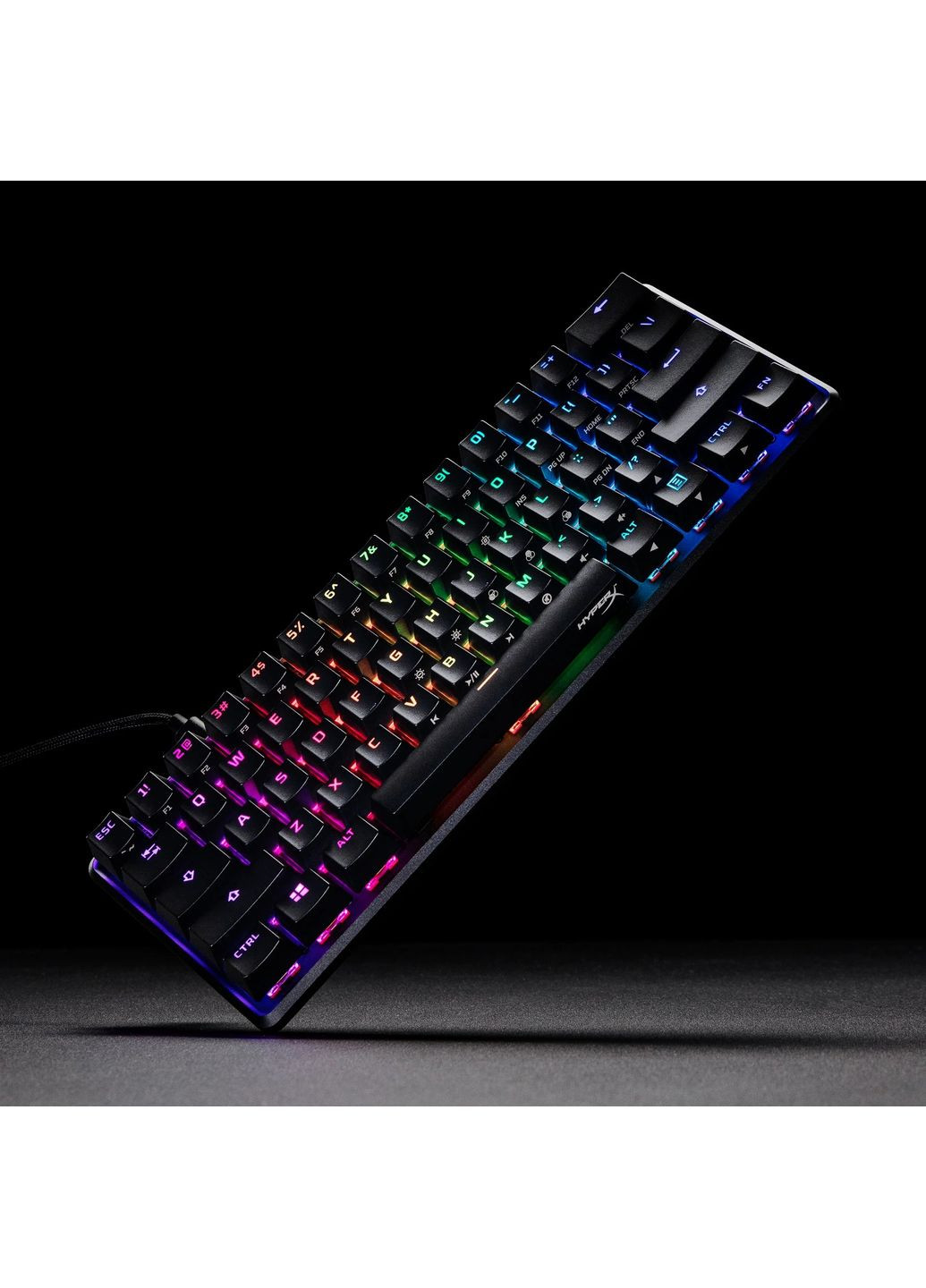 Клавіатура механічна 4P5N4AA Alloy Origins 60 61key, Red, USB-A, EN/UA, RGB, HyperX (362712845)