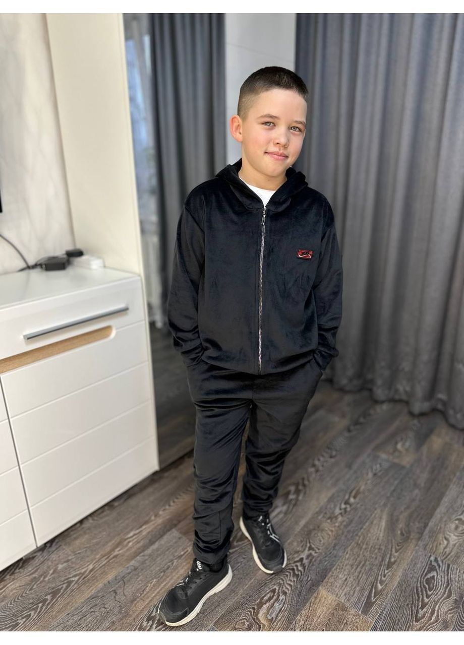 Теплий велюровий костюм з начосом на хлопчика Nositi 008-200-550 (370299410)