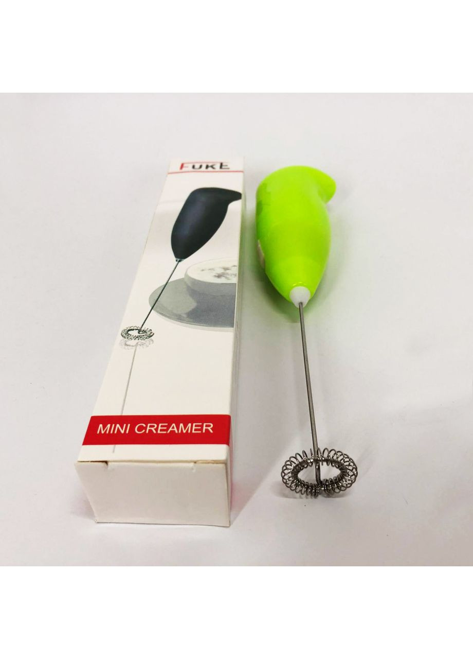 Міксер для вершків-капучинатор FUKE Mini Creamer для збивання молока, вершків. QV-152 Колір: зелений TaigeXin (356732197)