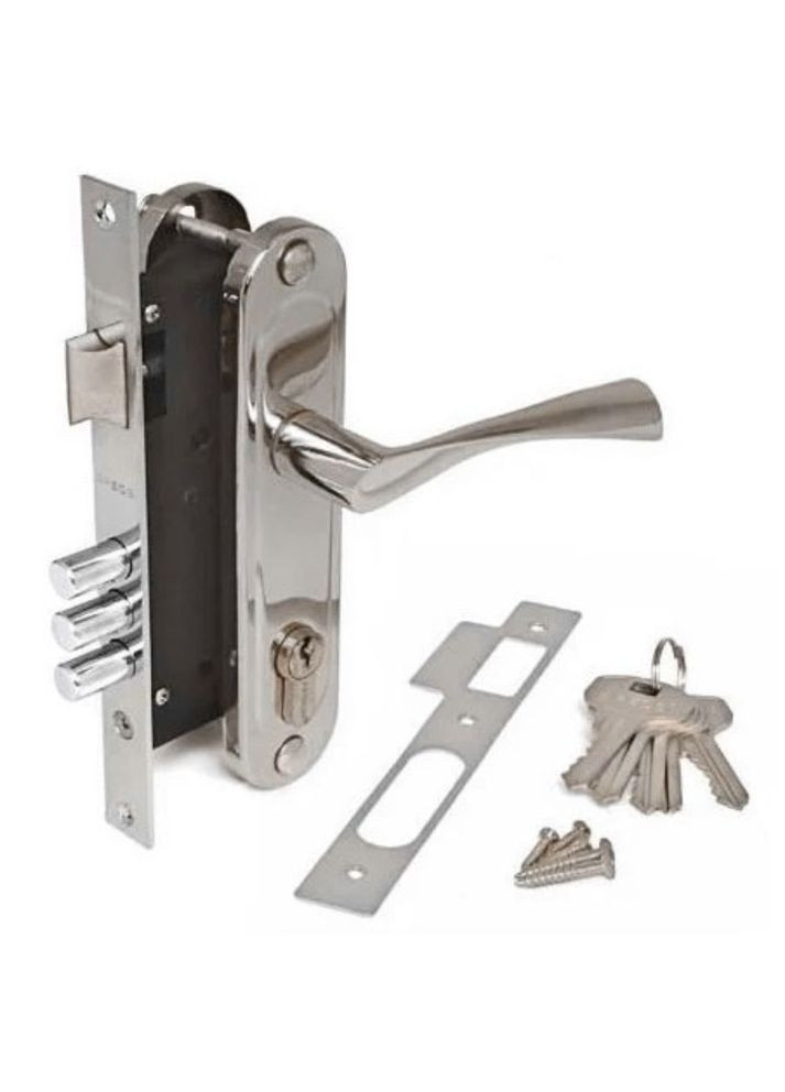 Комплект замка 1523/60 (BS45*70мм) Ni нікель Apecs (365061002)