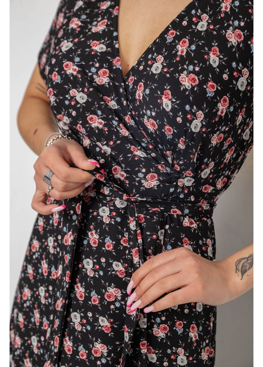 Черное сарафан на запах софт Sport Line