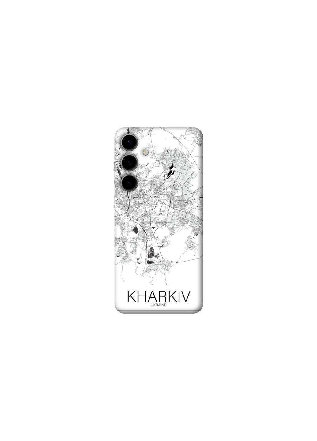 Чохол на Samsung Galaxy S25 Kharkiv map Frontalka (356079778)