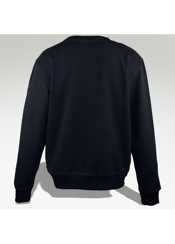 Черный свитшот (кофта - реглан) мужской "классик" черный "i`m ukrainian", размер одежды xxl, цвет черный Badger (354697654)