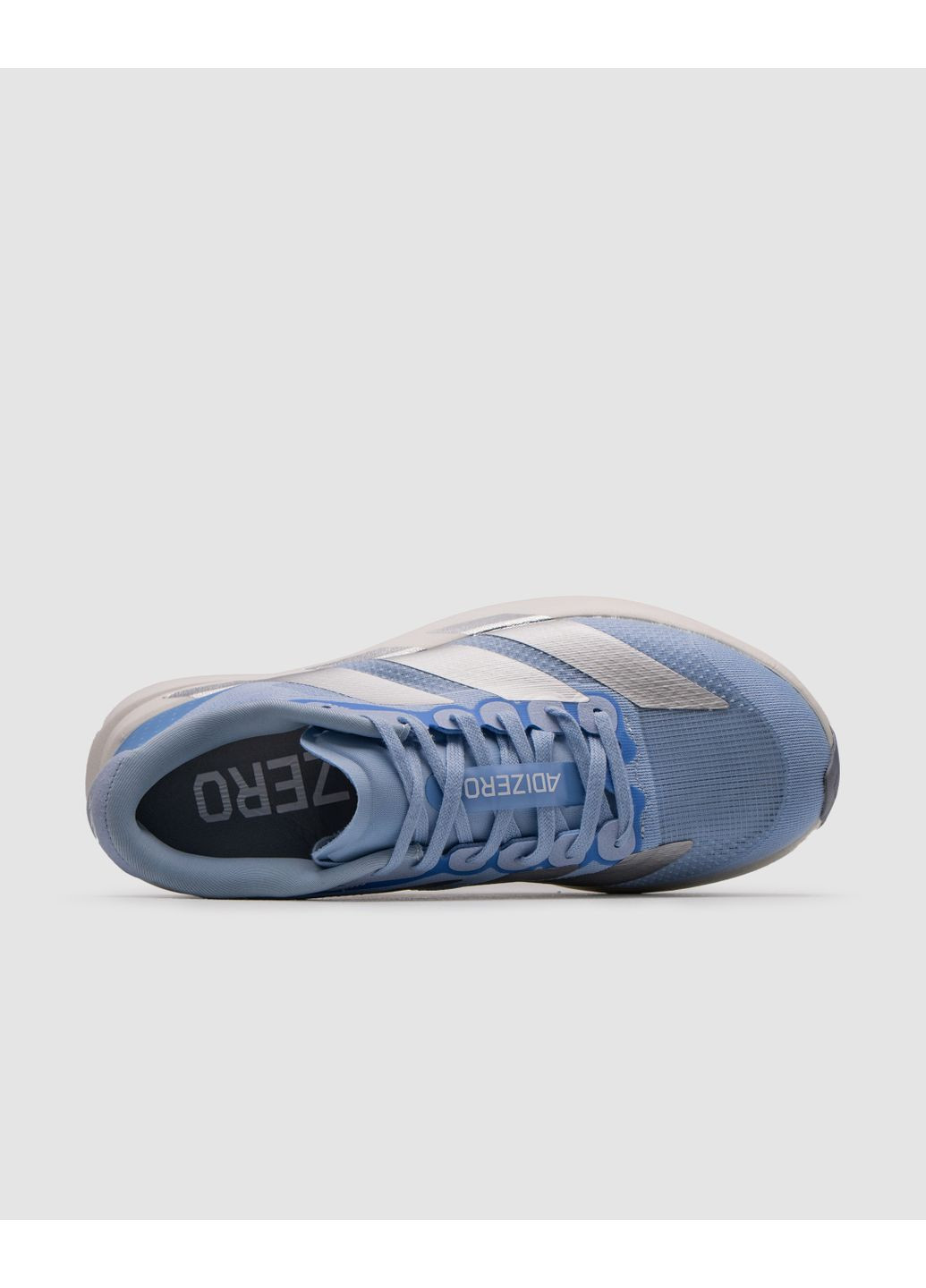 КРОССОВКИ ЖЕНСКИЕ ADIDAS ADIZERO EVO SL GLOW BLUE / SILVER METALLIC АДИДАС АДИЗЕРО ЕВО No Brand комбинированные демисезоны (367177111)