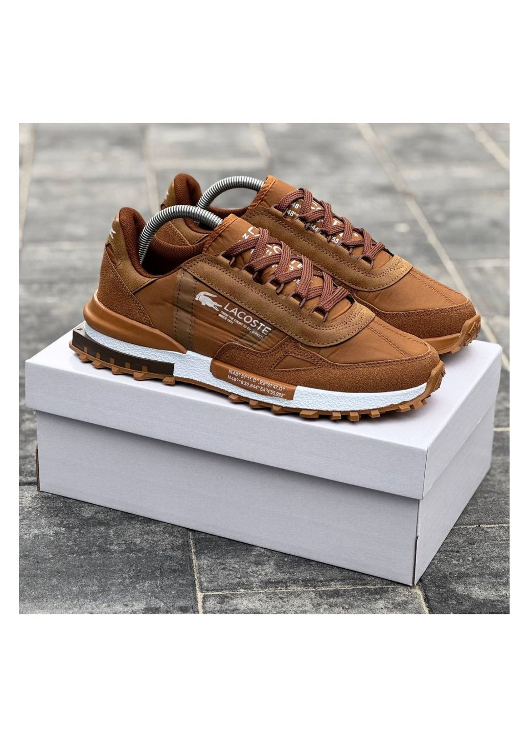 Коричневі Осінні чоловічі кросівки No Brand