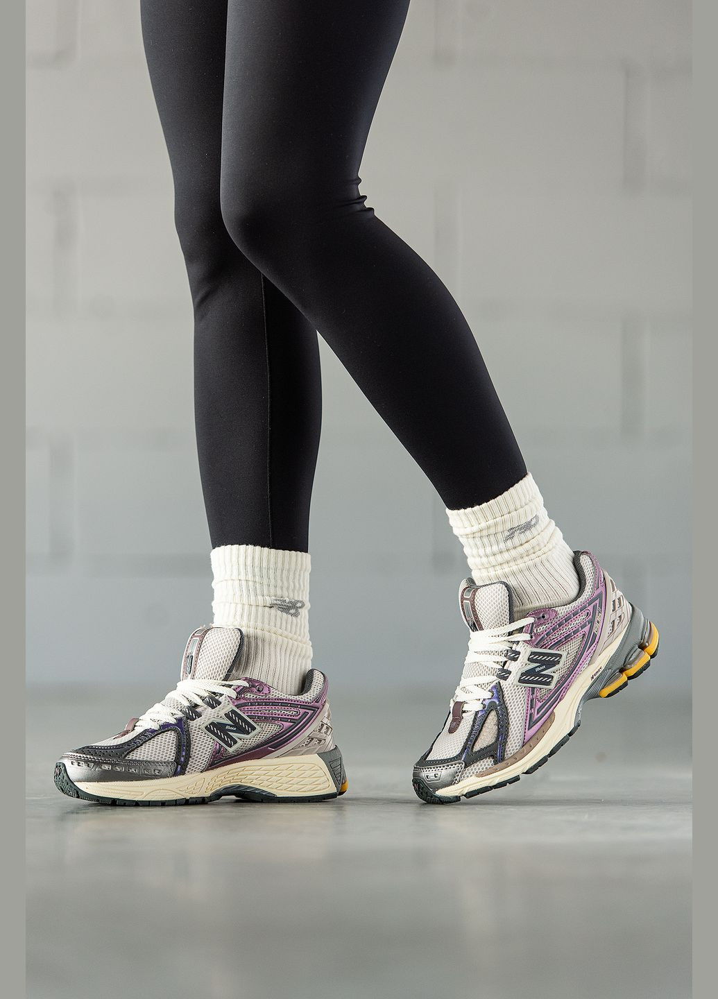 Кроссовки женские и мужские New Balance 1906R Grey Purple | Нью Баланс 1906 серые No Brand серые демисезоны (333811290)