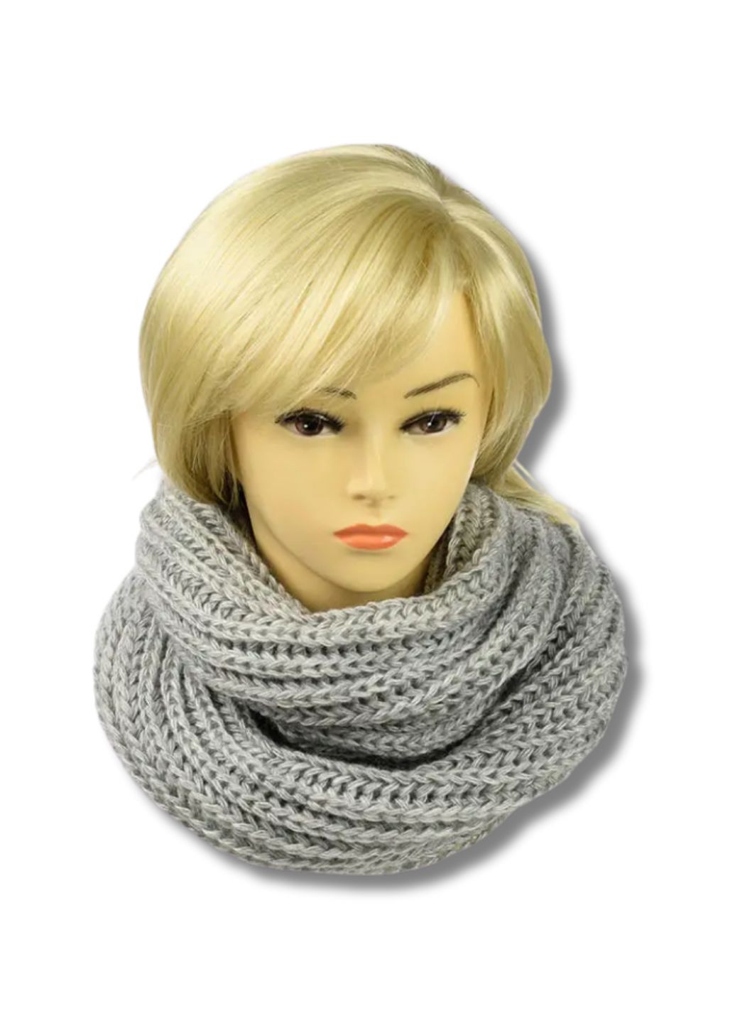 Женский шарф-снуд классический No Brand Хомут барбара (363254177)