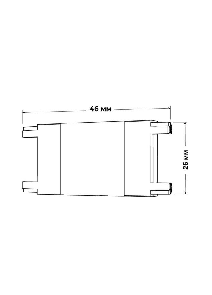 Соединитель DTA-G с проводом под ввод питания ( 320049 ) Violux (365802042)