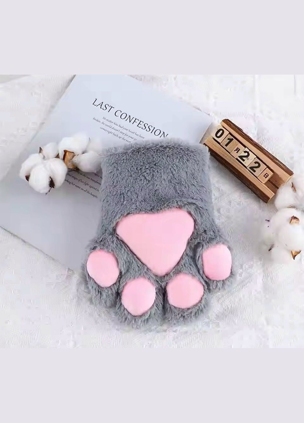 Рукавичка тепла хутряна "Лапка" (1 шт.) No Brand (316472684)