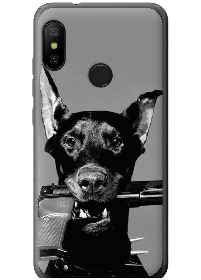Силіконовий чохол 'Доберман' для Endorphone Xiaomi Redmi 6 Pro (282618215)