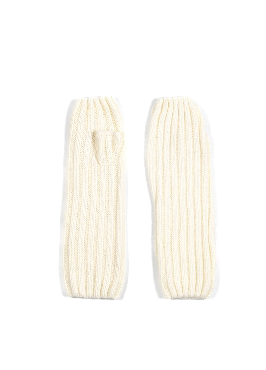 Митенки женские шерсть белые АЛИЧЕ LuckyLOOK 578-760 (322791256)