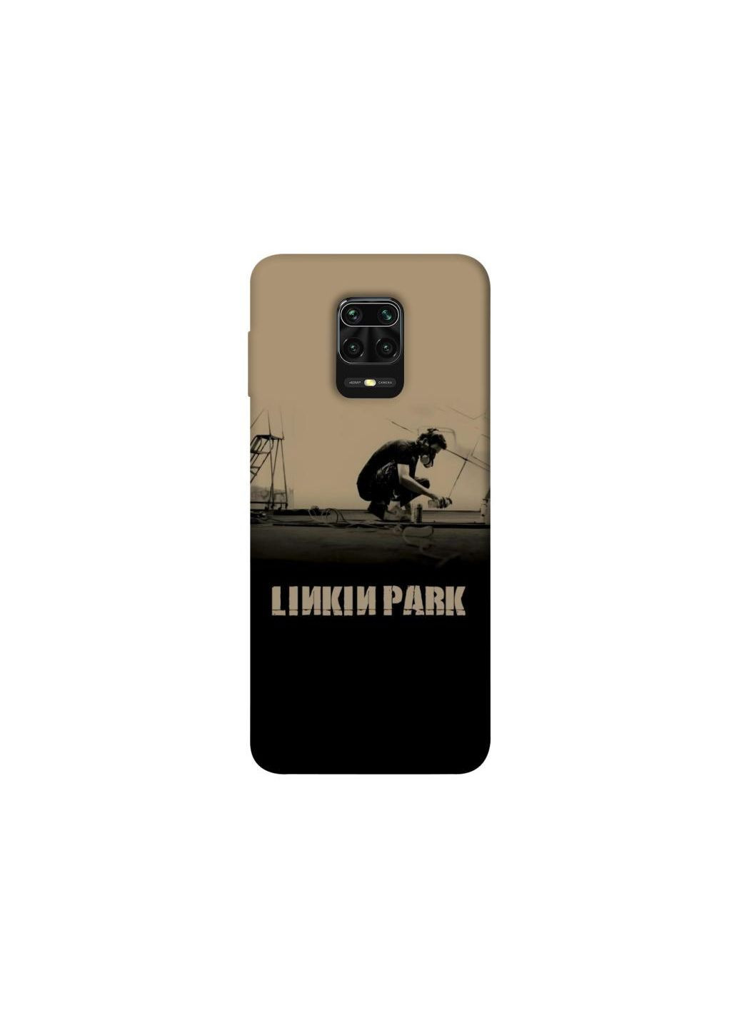 Чехол на Xiaomi Redmi Note 9s / Note 9 Pro / Note 9 Pro Max Linkin Park logo ver.3 Frontalka (361098045)