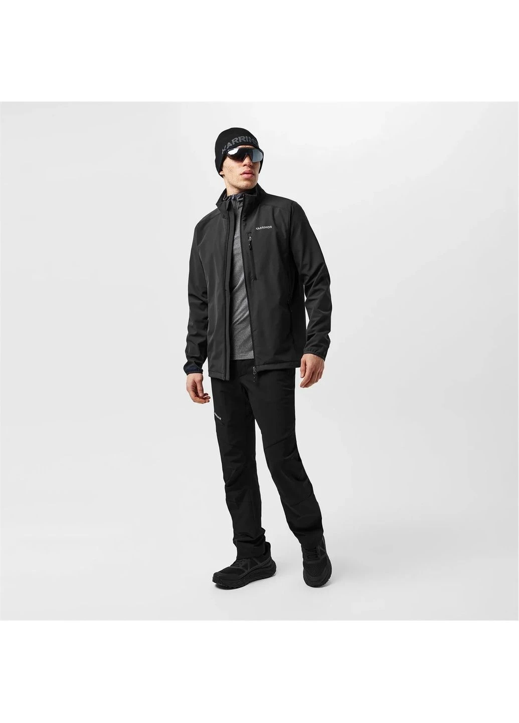 Чорні кросівки чоловічі dalby weathertite black 183106-03 Karrimor