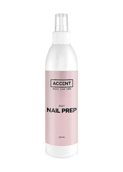 Средство для обезжиривания и дезинфекции ногтей Nail Prep 250 мл Accent (339668704)
