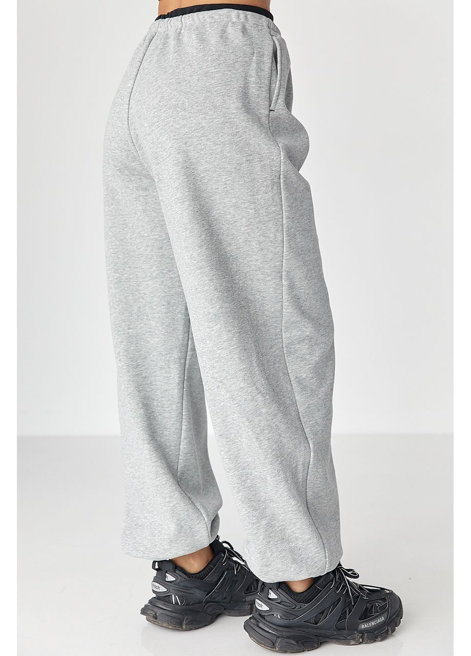 Широкі спортивні штани з начосом Lurex (366241634)