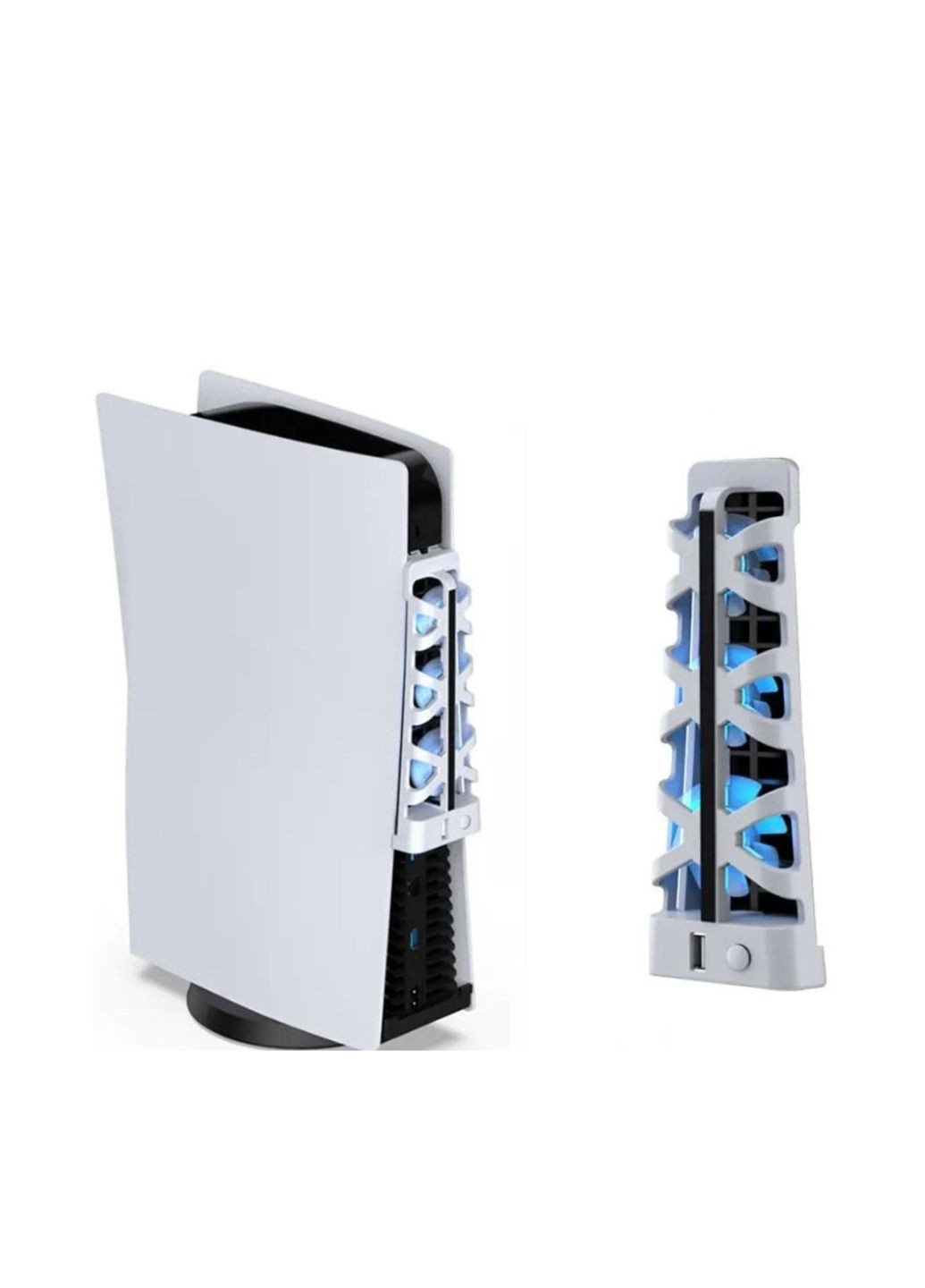 Кулер 5В, вентилятор для консоли Playstation 5, охлаждение для Sony PS5 с подсветкой и USB No Brand (282648527)