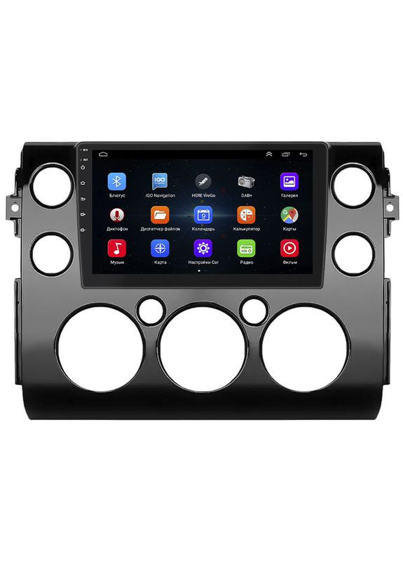 Штатна магнітола для Toyota FJ Cruiser 2006-н.в. екран 9" 2/32Gb Wi-Fi GPS Base 4 шт. Lesko (336205543)