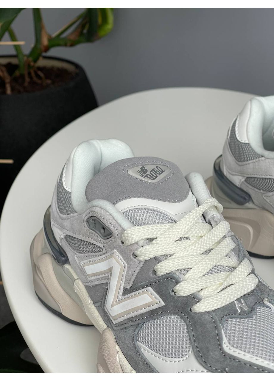 Кроссовки женские и мужские New Balance 9060 Slate Grey Raincloud | Нью Беланс 9060 серые No Brand серые демисезоны (358499108)