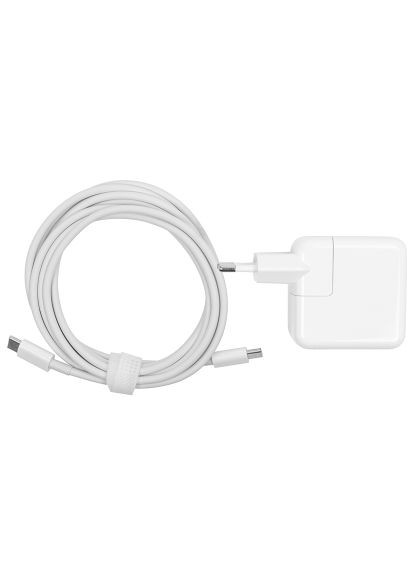 Блок живлення до ноутбуку APPLE 220V, 20V 30W 1.5A (USB Type-C) (AP29USBC) PowerPlant APPLE 220V, 20V 30W 1.5A (USB Type-C) (366160798)