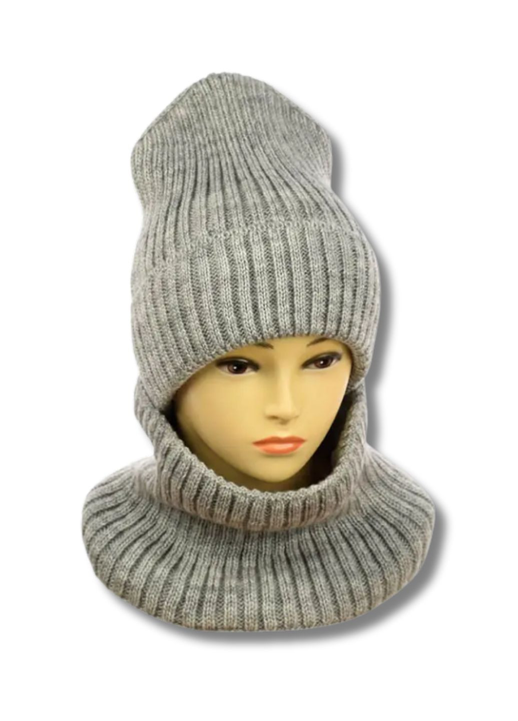 шапка + бафф - Жанна No Brand Жіночий зимовий комплект (355245819)