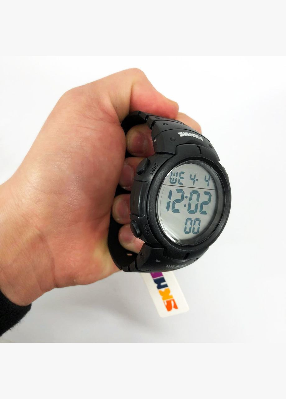 Часы наручные мужские SKMEI 1068BK, водонепроницаемые мужские часы, тактические часы. Цвет: черный No Brand (359475236)