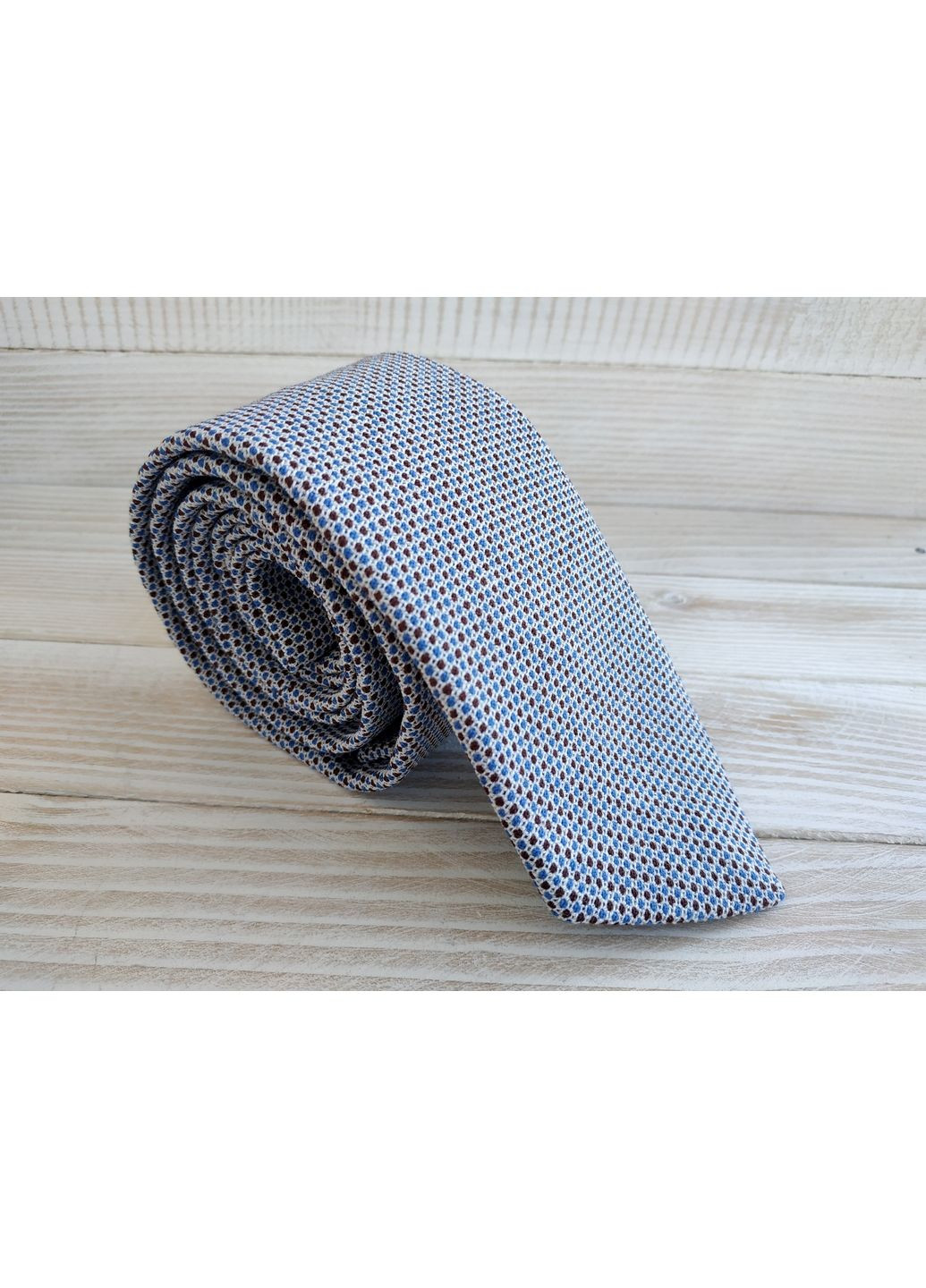 Галстук белый с вкраплениями Major Style (351892242)