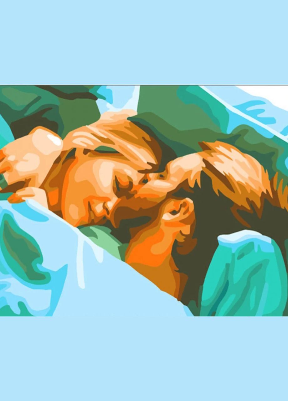 Картина по номерам Strateg Утро влюбленных 40х50см (GS796) TK Group (301421412)