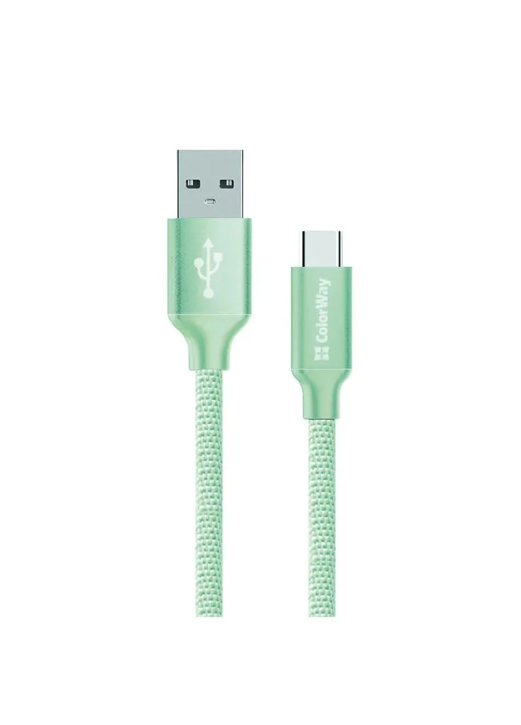 Дата кабель USB 2.0 AM to Type-C mint (m427491) Colorway USB 2.0 AM to USB-C 1.0m mint (367065206)
