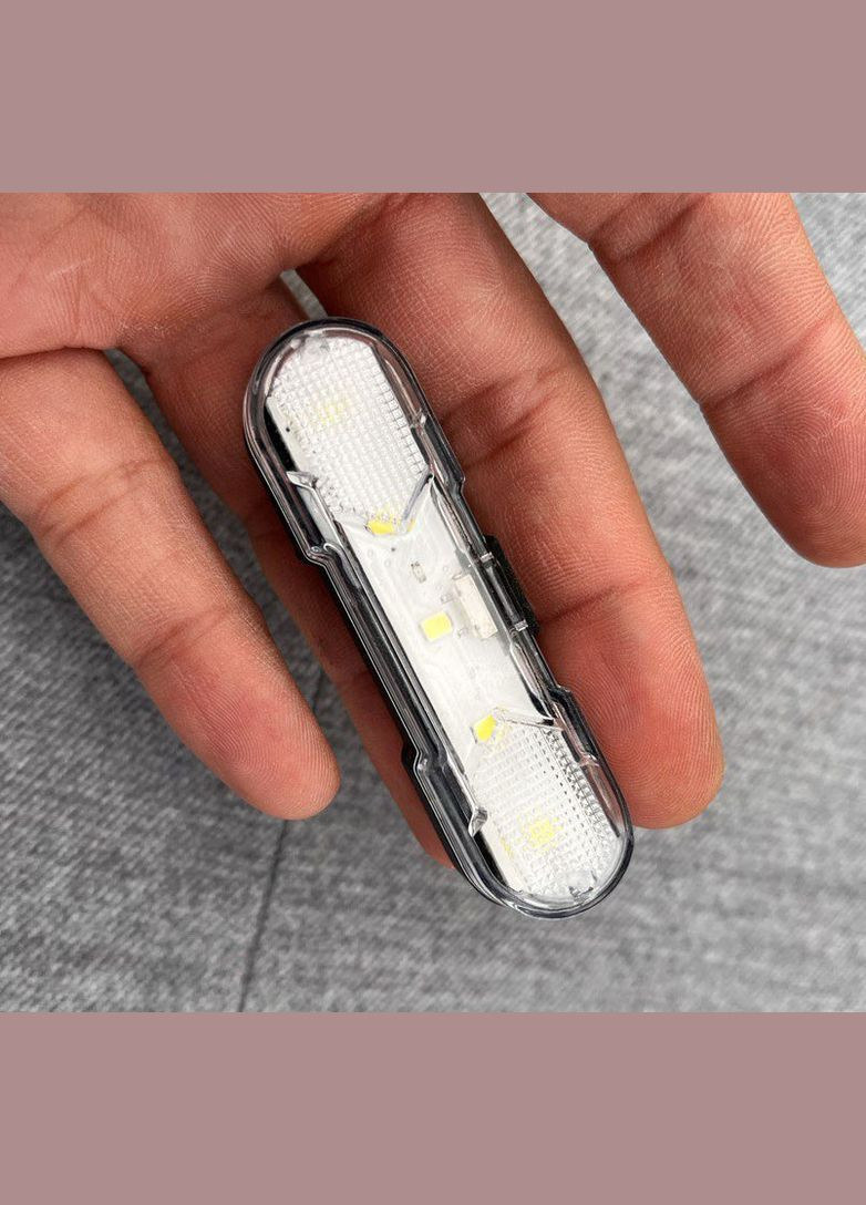 Велосипедна мигалка з білим світлом AS1010 збоку вело фара габарит акумуляторний 4 режими WD (297330974)