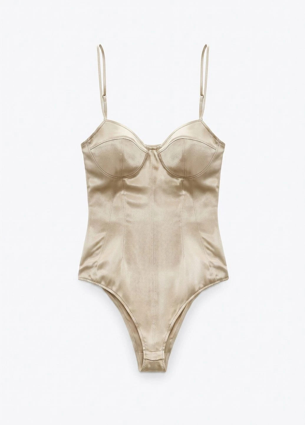 Корсетний атласний боді Zara (399493569)
