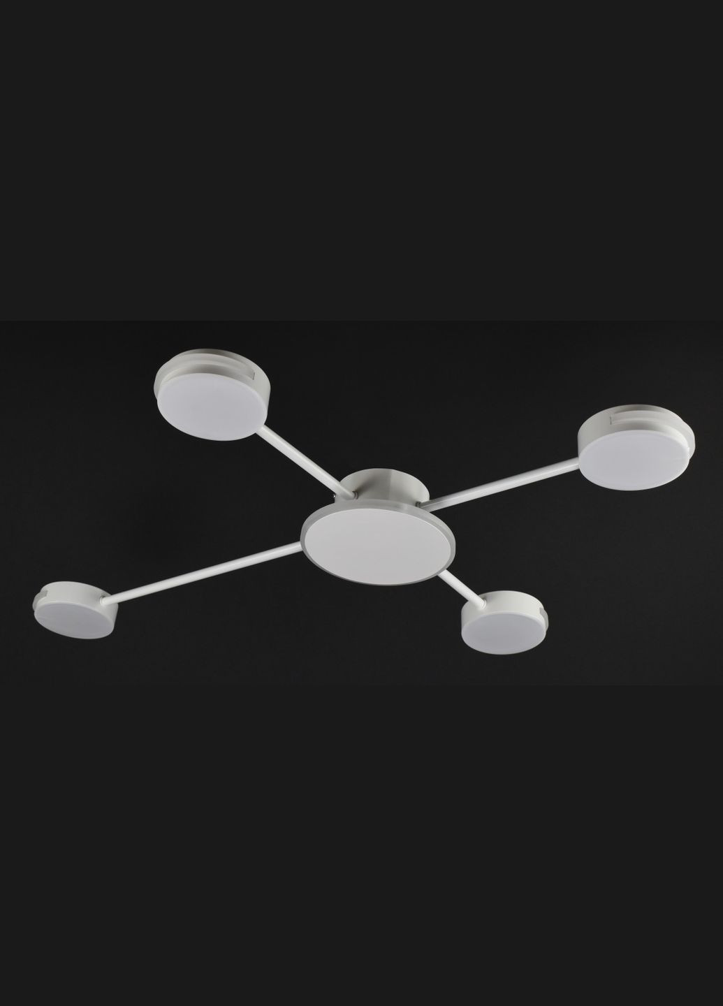 Люстра светодиодная потолочная LED светильник для квартиры на потолок лэд 26457 Белый 7х64х82 см. Sunnysky (364494651)