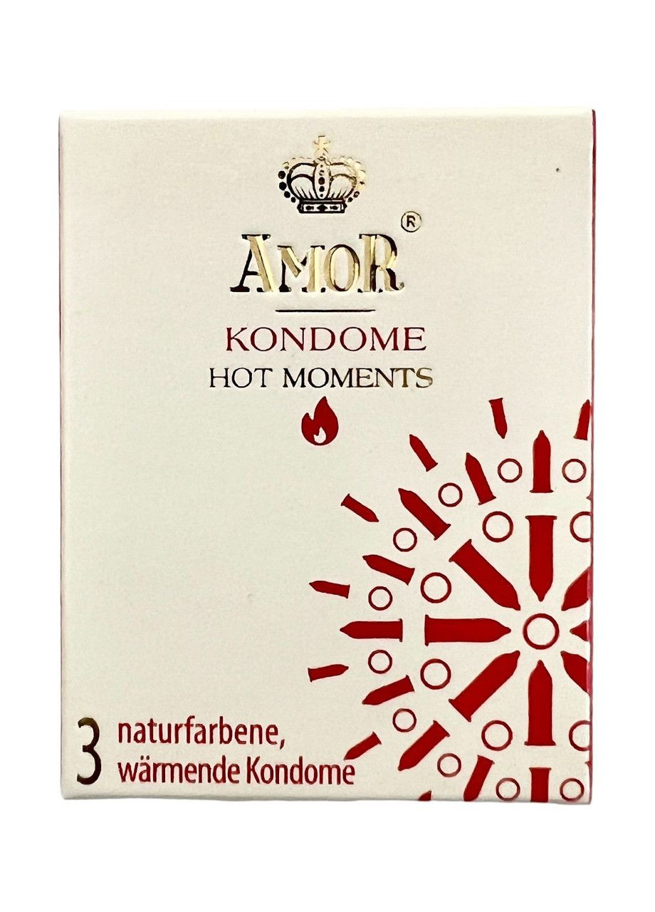 Презервативи із зігріваючим і збудливим ефектом "Hot Moments" №3 (Німеччина) Amor (307499915)