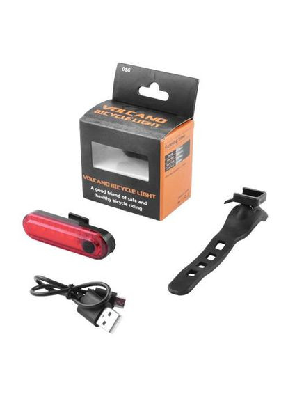 Велоліхтар STOP з акумулятором BSK-2275 червоний ліхтар для велосипеда світлодіодний маячок Smart (372803887)
