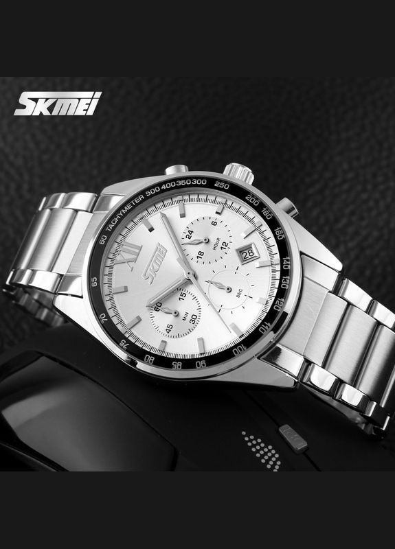 9096SI Silver кварцевый классический Skmei (323079686)