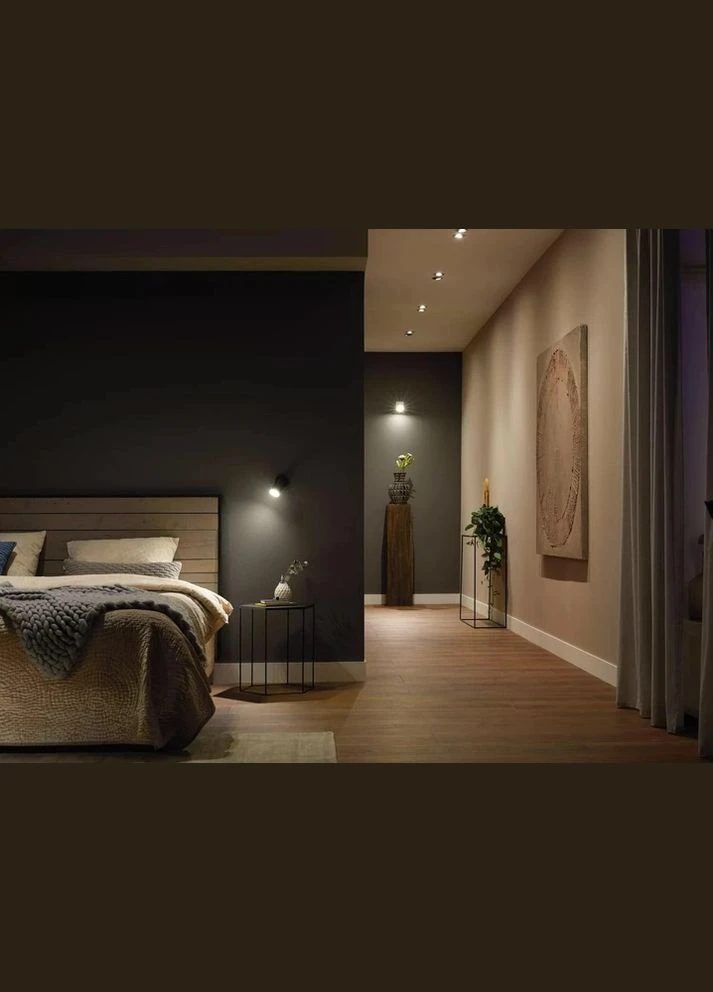 Лампа розумна GU10, 5W(50Вт), 2200K6500K, Tunable white, ZigBee, Bluetooth, димування, 2шт Philips Hue (315142866)